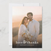 Romantic Photo サンキューカード (正面)