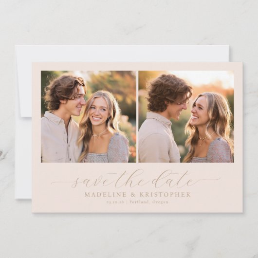 Romantic Photo セーブザデート (正面)