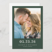 Romantic Photo セーブザデート (正面/裏面)