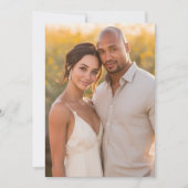 Romantic Photo 招待状 (正面)