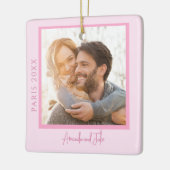 Romantic Photo Honeymoon Ornament セラミックオーナメント (左)