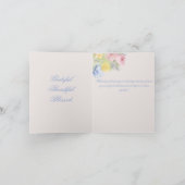 Romantic Photo Thank you note カード (内部)