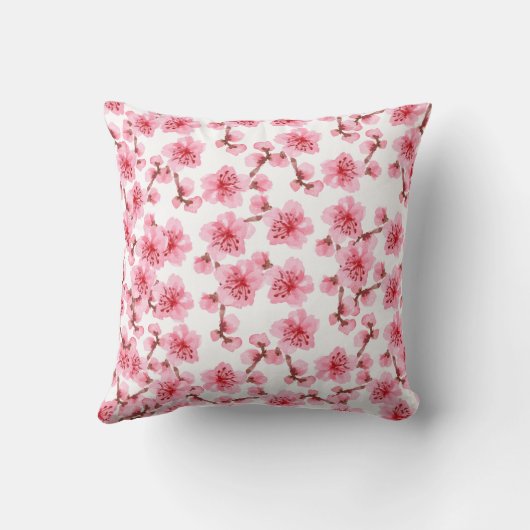 Romantic pink Cherry blosson クッション (裏面)