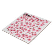 Romantic pink Cherry blosson タイル (側面)