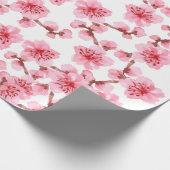 Romantic pink Cherry blosson ラッピングペーパー (角)