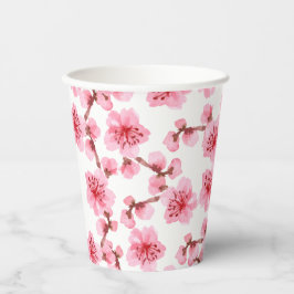Romantic pink Cherry blosson 紙コップ