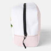 Romantic pink flowers greenery   Accessory Pouch ドップキット (右)