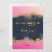 -Romantic-Pink-Watercolor-Floral-Couple-Wedding- シーズンカード (裏面)