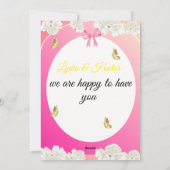 -Romantic-Pink-Watercolor-Floral-Couple-Wedding- シーズンカード (裏面)