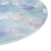 Romantic Pretty Lavender White Flowers   カッティングボード (角)