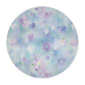 Romantic Pretty Lavender White Flowers   カッティングボード (正面)