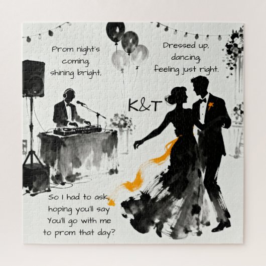 Romantic Promposal | Go to Prom with Me ジグソーパズル (縦)