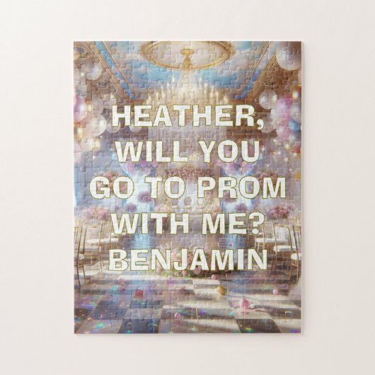 Romantic Promposal | Go to Prom with Me ジグソーパズル (縦)