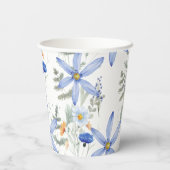 Romantic purple botanical wallpaper 紙コップ (裏面)