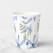 Romantic purple botanical wallpaper 紙コップ (右)