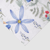 Romantic purple botanical wallpaper 薄葉紙 (詳細)