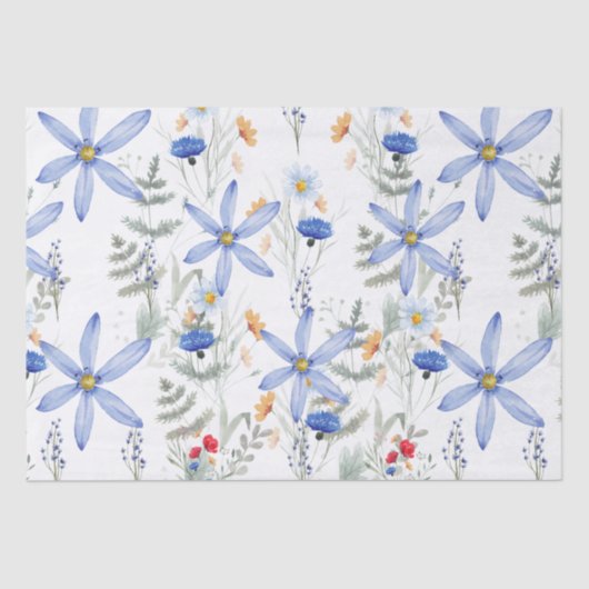 Romantic purple botanical wallpaper 薄葉紙 (正面)