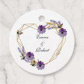 Romantic purple flower bouquet abstract background フェイバータグ (正面)