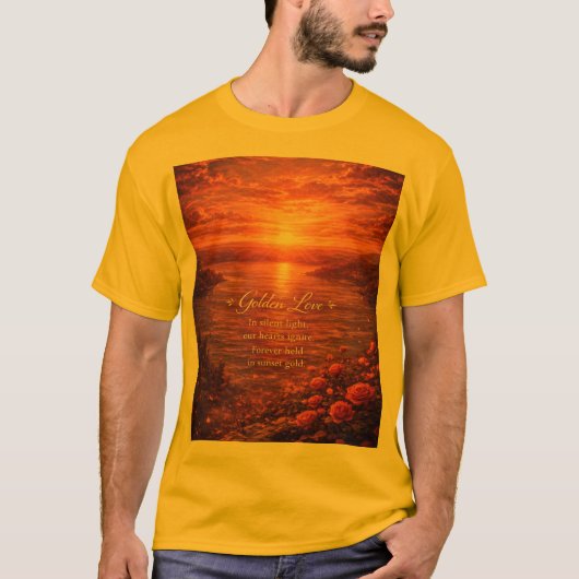 Romantic Quote Nature Landscape Design Tシャツ (正面)