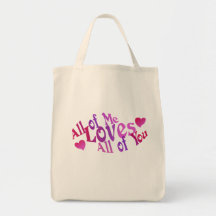 Romantic Quote Tote Bags Valentine Gift