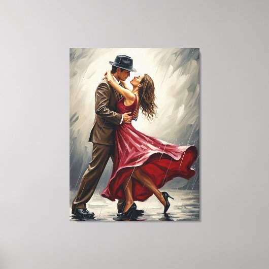 Romantic Rain Dance  キャンバスプリント (正面)