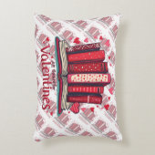 Romantic Reading Vibes Cozy Valentine Gift アクセントクッション (正面(垂直))