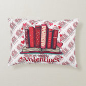 Romantic Reading Vibes Cozy Valentine Gift アクセントクッション (裏面)