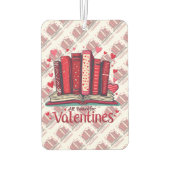 Romantic Reading Vibes Cozy Valentine Gift カーエアーフレッシュナー (裏面)