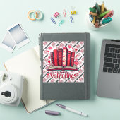 Romantic Reading Vibes Cozy Valentine Gift シール (iPadカバー)