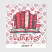 Romantic Reading Vibes Cozy Valentine Gift シール (シート)