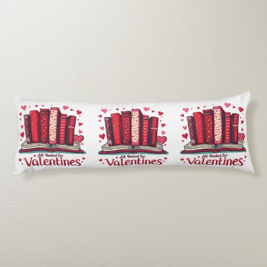 Romantic Reading Vibes Cozy Valentine Gift ボディピロー (裏面)