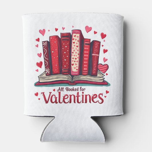 Romantic Reading Vibes Cozy Valentine Gift 缶クーラー (裏面)