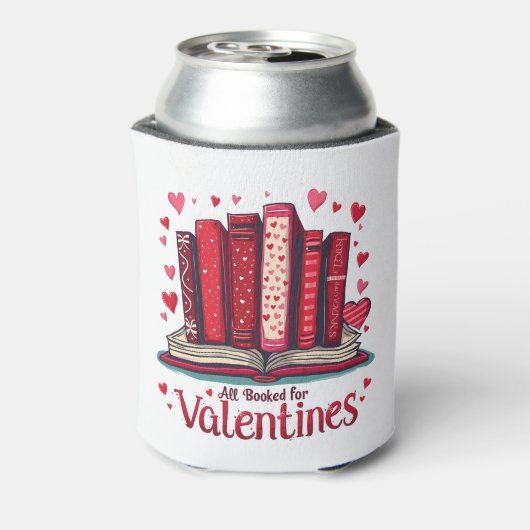 Romantic Reading Vibes Cozy Valentine Gift 缶クーラー (缶裏面)