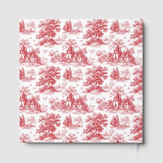 Romantic Red Engraver Landscape Motions ゲストブック (裏面)