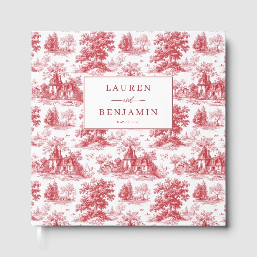 Romantic Red Engraver Landscape Motions ゲストブック (正面)