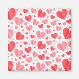 Romantic Red Heart Happy Valentine’s Day Love Gift マグネット