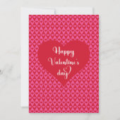 Romantic Red Hearts Valentine Card for Husband シーズンカード (正面)