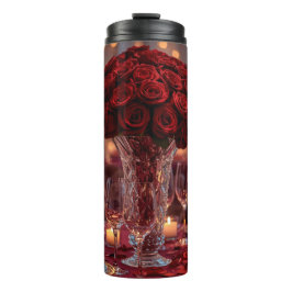 Romantic Red Rose Valentine Insulated タンブラー