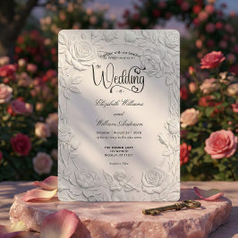 Romantic Regency Era Cupid Violinist Wedding 招待状