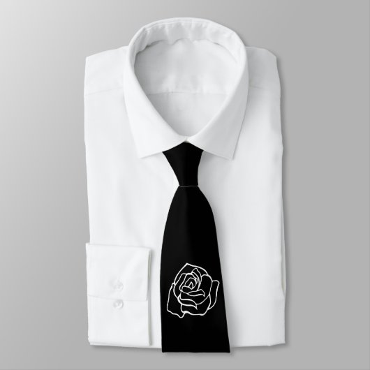 Romantic Retro Rose Tie ネクタイ (タイ)