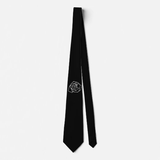 Romantic Retro Rose Tie ネクタイ (正面)