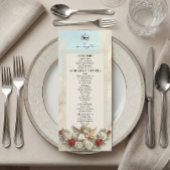 Romantic Rococo Cherub Violin Vintage メニュー