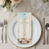 Romantic Rococo Cherub Violin Vintage メニュー