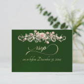Romantic Rose Arc - Emerald RSVP Card (スタンド正面)