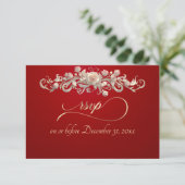 Romantic Rose Arc - Red RSVP Card (スタンド正面)