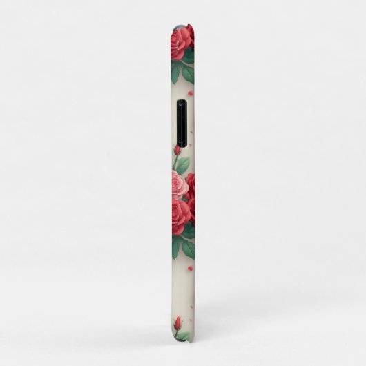 Romantic Rose Bouquet Luxe ✨ Pink Red Floral Case-Mate iPhoneケース (裏面/右)