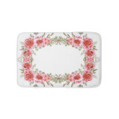 Romantic Rose Frame Memory Foam Bath Mat バスマット (正面)