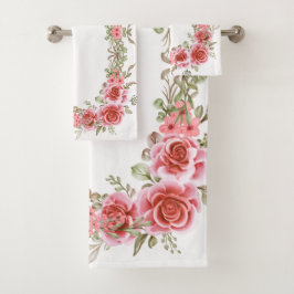 Romantic Rose Garden Bathroom Towel Set バスタオルセット
