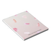 Romantic Rose Petals ノートパッド (アングル)