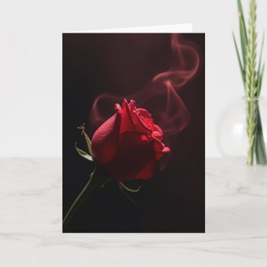 Romantic Rose Smoke Effect Card カード (正面)
